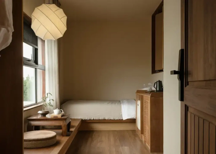 Standard Triple room with balcony and with land view