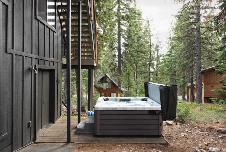 Outside