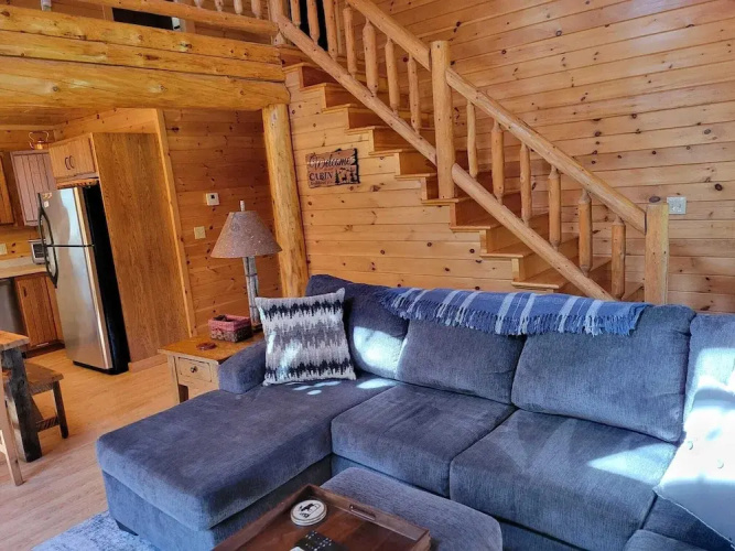 40pl Log Cabin With Ac In The Heart Of The White Mountains, Less Than 10 Minutes From Bretton Woods! - Bethlehem, NH