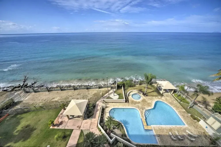 Rincon Penthouse: Steps to Private Beach Oasis!