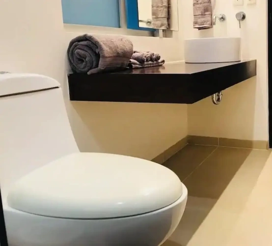 Comfort room with balcony