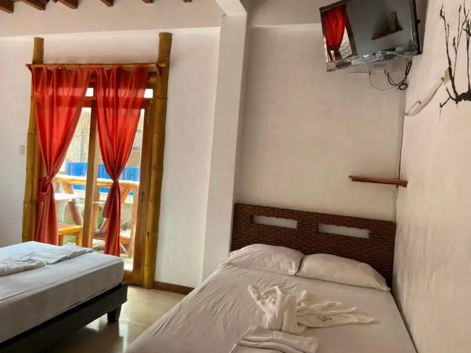 Standard Quadruple room with balcony
