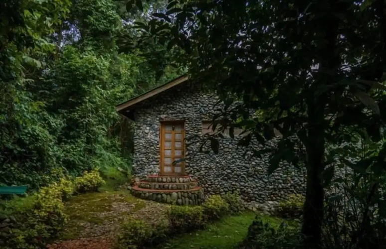 Outside