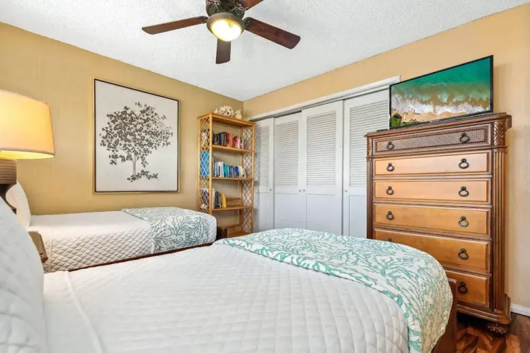 Waiohuli Beach Hale Ocean View Condos with Parking