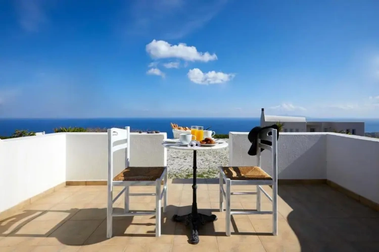 Superior room with balcony and with view