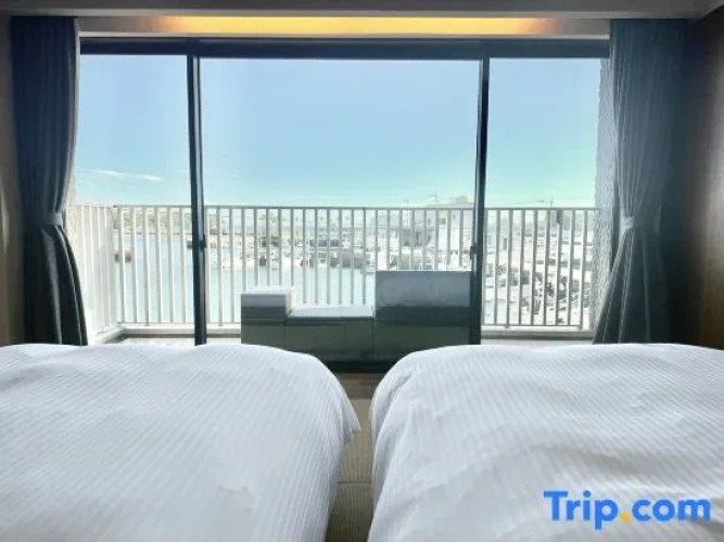 Bed in Dorm with ocean view