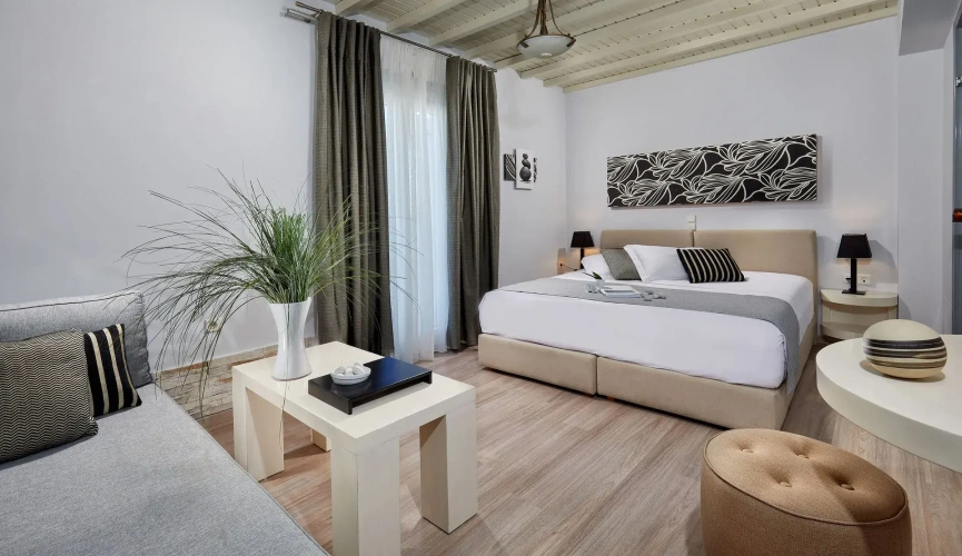 Standard Triple room with garden view
