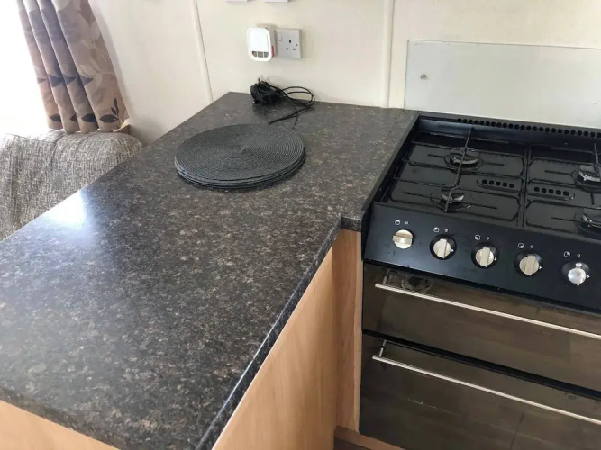 St Osyth Beach 3-bed Caravan, Sleeps 8, Parking