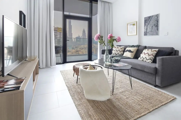 Stunning Studio w/ Burj Khalifa View!