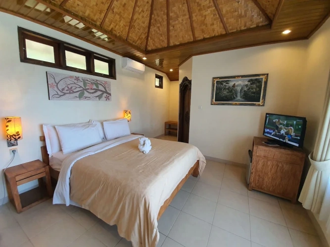 1 Bedroom Bungalow with balcony and with view