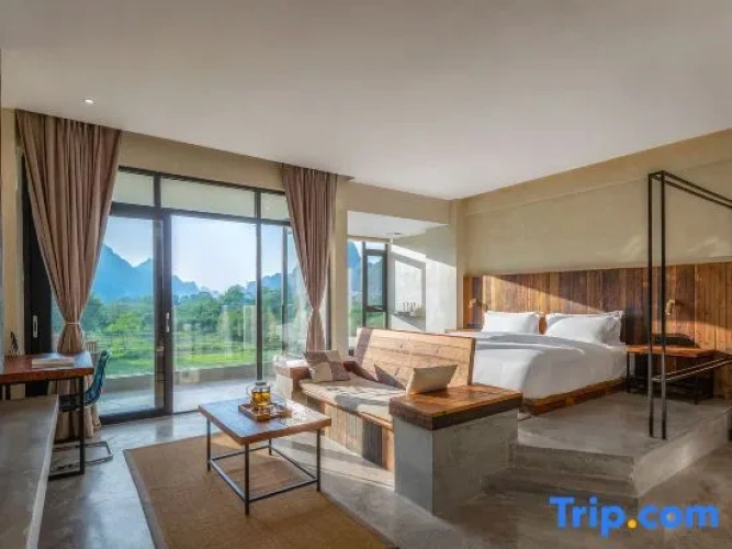 Standard Double room with balcony and with river view