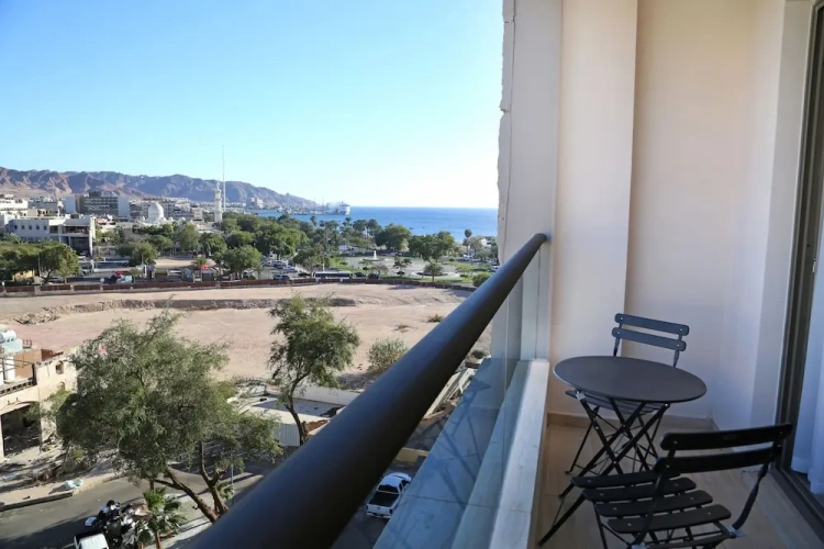 1 Bedroom Deluxe room with balcony and with partial sea view