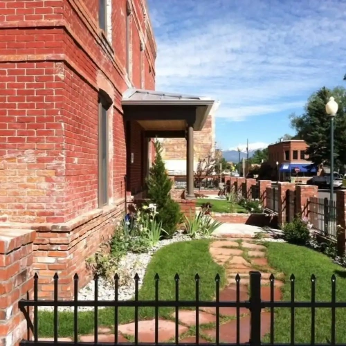 Outside