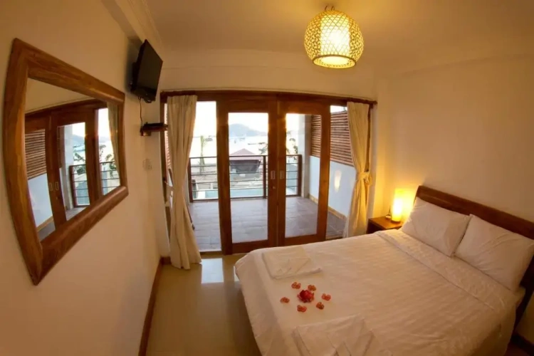 Standard Double room with balcony and with view