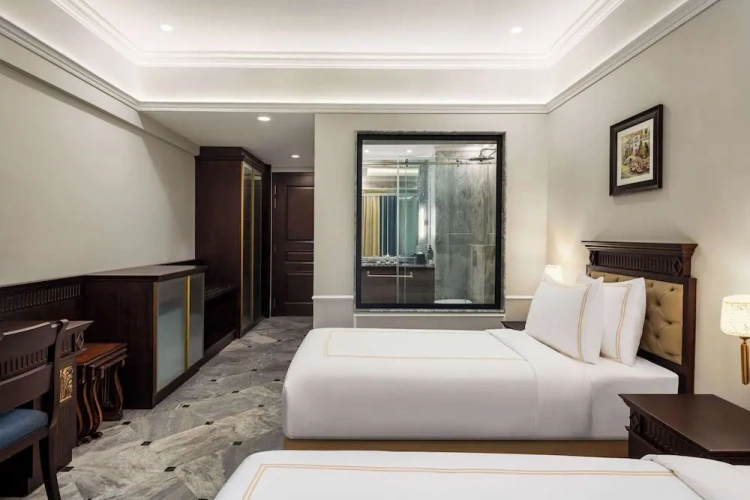 Deluxe Twin room with pool view