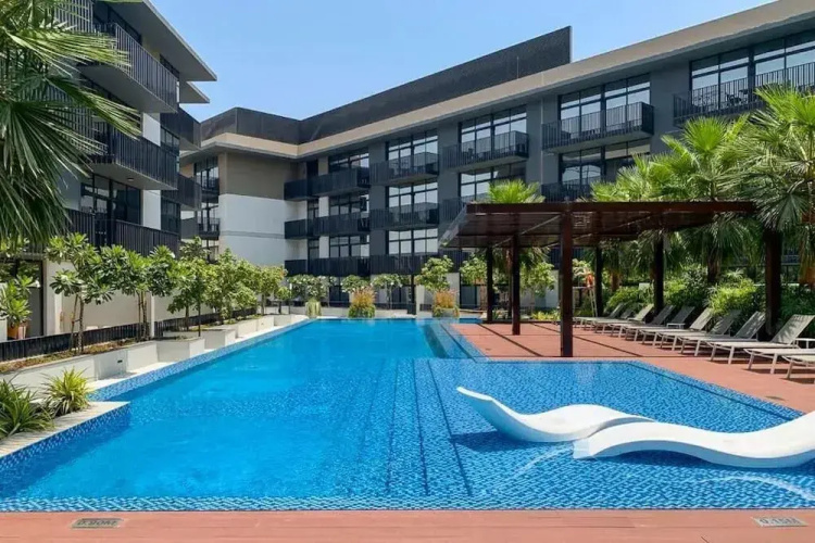 Manzil-1BR Apt with Pool in JVC