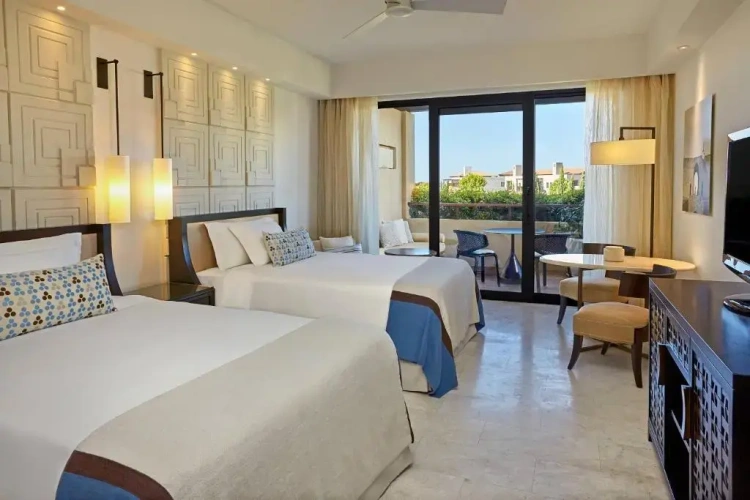 Deluxe Twin room with balcony and with garden view