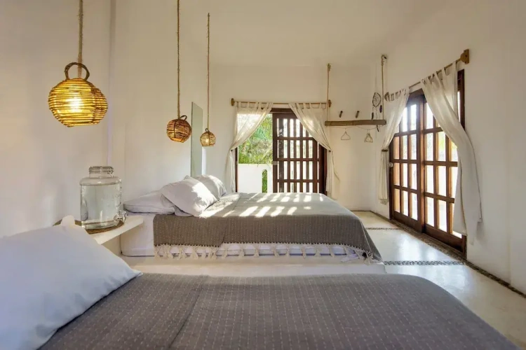 Comfort Quadruple room with balcony and with garden view