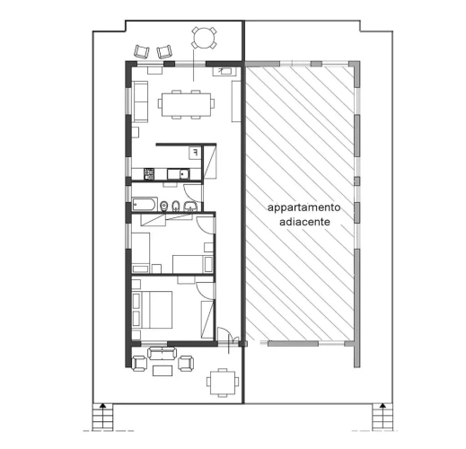 2 Bedrooms Apartment with balcony