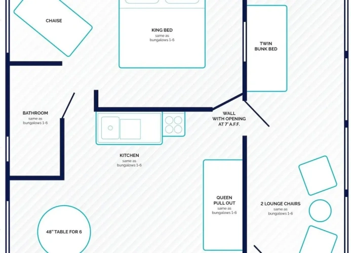 2 Bedrooms Bungalow with water view