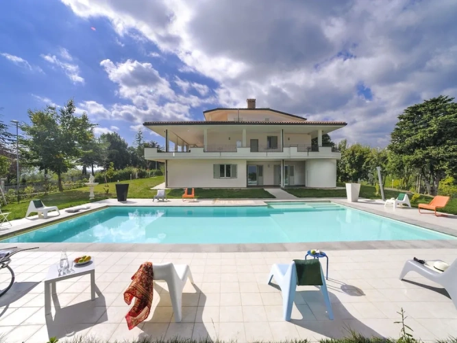 Villa with balcony