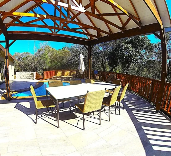 Executive Chalet with park view
