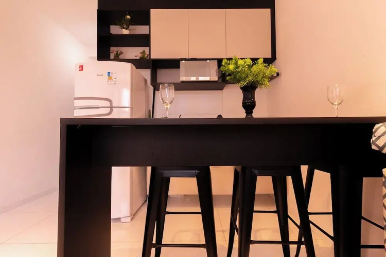 Flat no Tatuap com Wi-fi Academia e Smart Lock