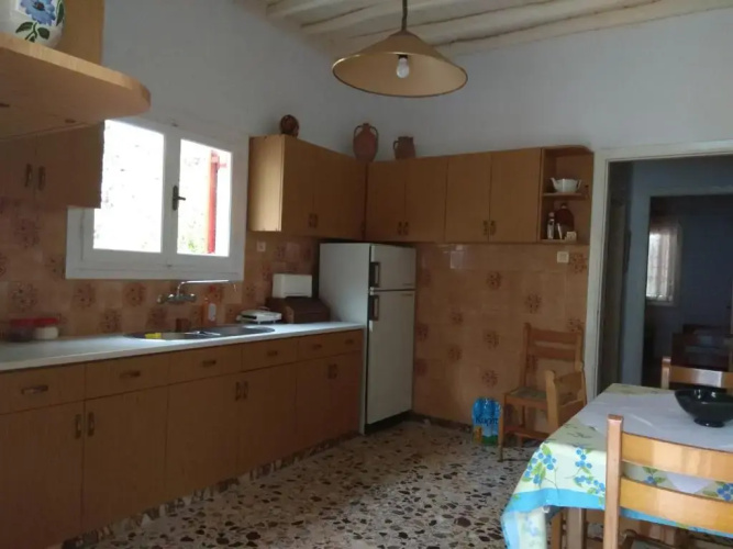 Almond trees house