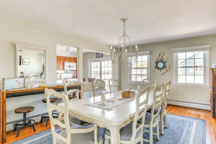 Walk to Beach: Waterfront Mantoloking Gem w/ Deck!