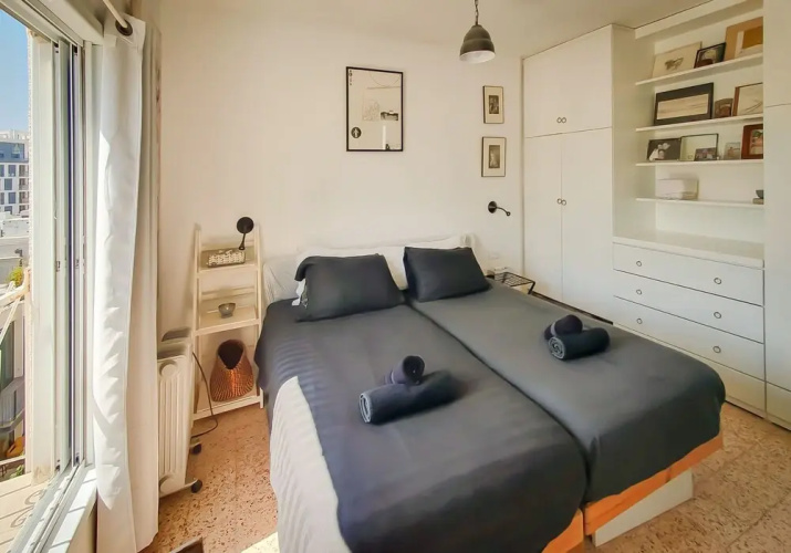5min walk beach - Pkg - Bialik Square #TL2