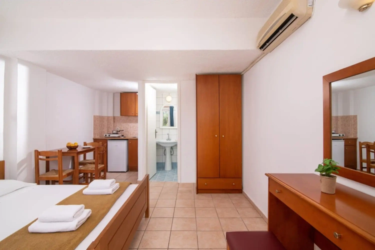 Triple Studio with garden view