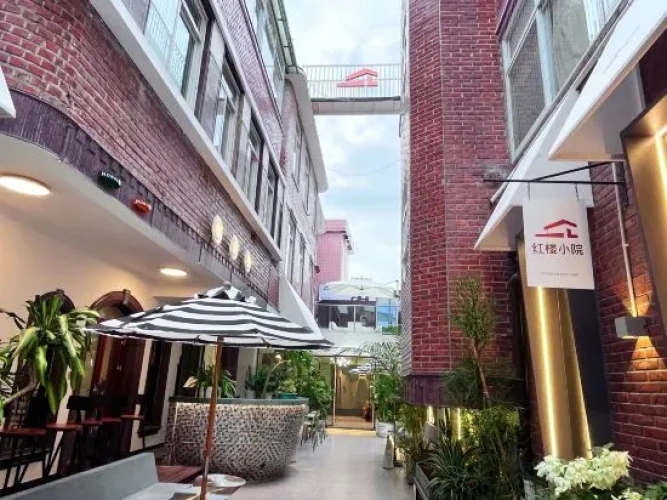 Outside