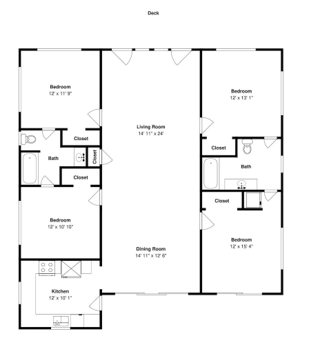 4 Bedrooms Studio