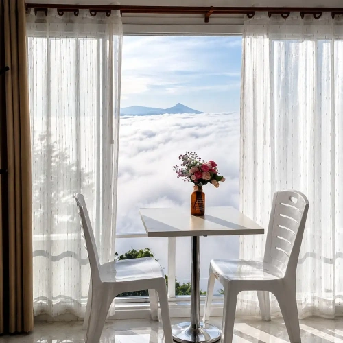 Family Villa with balcony and with mountain view