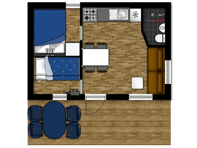 2 Bedrooms Cottage