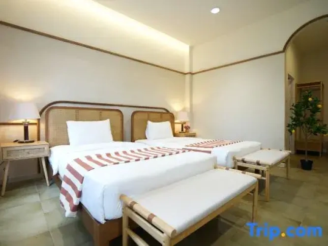 Standard Twin room with pool view