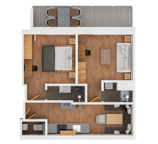 Standard room with balcony