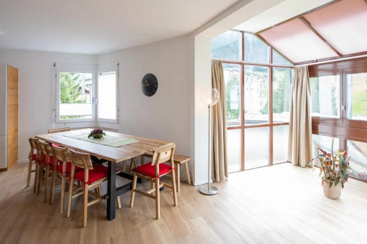 Agrimonia - 5,5-Zi Duplex Wohnung bis 9 Personen mit eigenem Garten