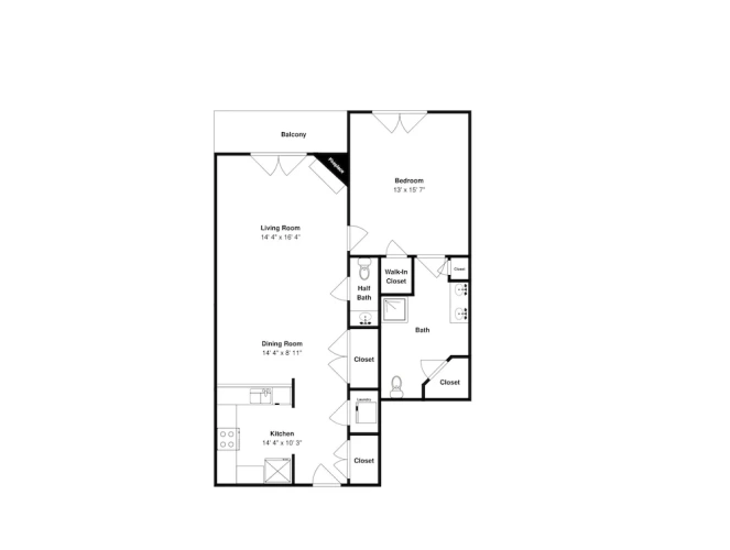 1 Bedroom Standard room