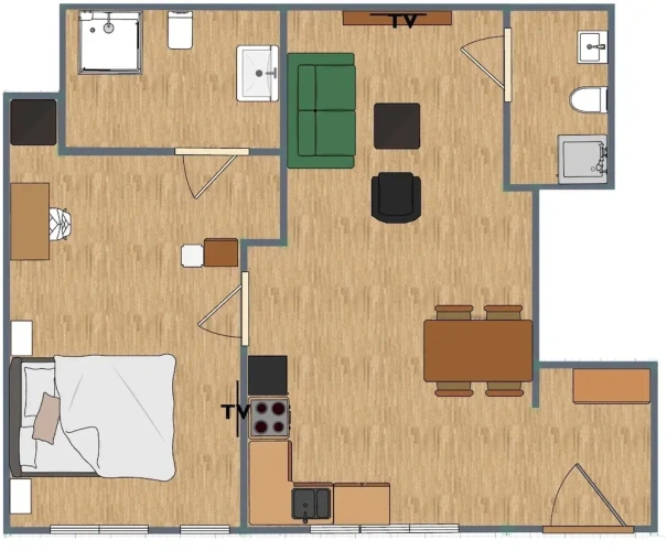 1 Bedroom Apartment