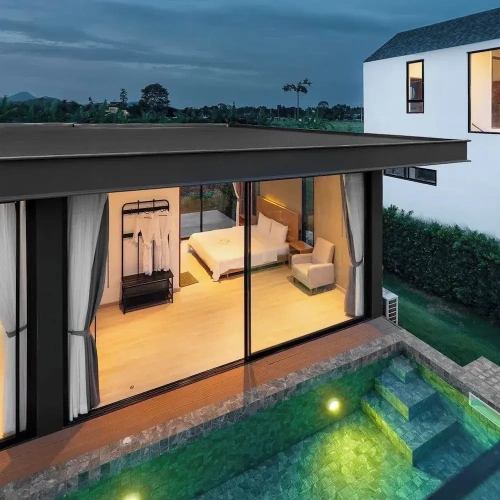 Villa with pool view