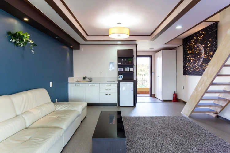 Deluxe Quadruple Duplex room with sea view