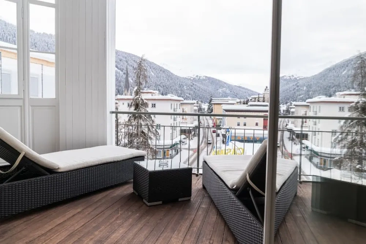 Superior Double room with balcony and with mountain view