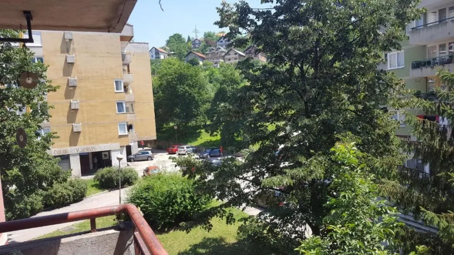 Apartment with balcony and with view