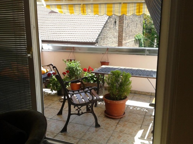 Apartment with balcony and with view
