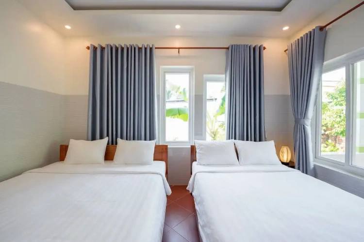 Triple Bungalow with balcony and with garden view