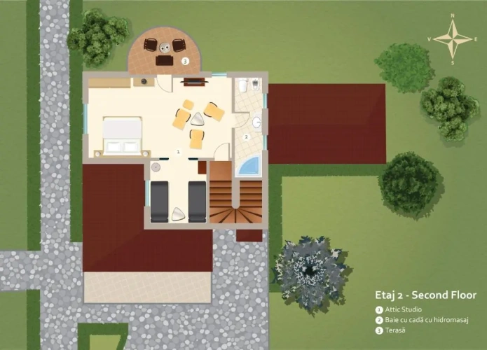 Standard Double room with park view