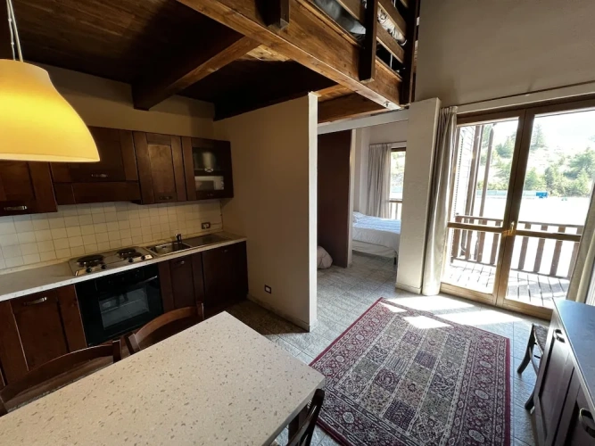 2 Bedrooms Double Duplex Apartment with balcony and with mountain view