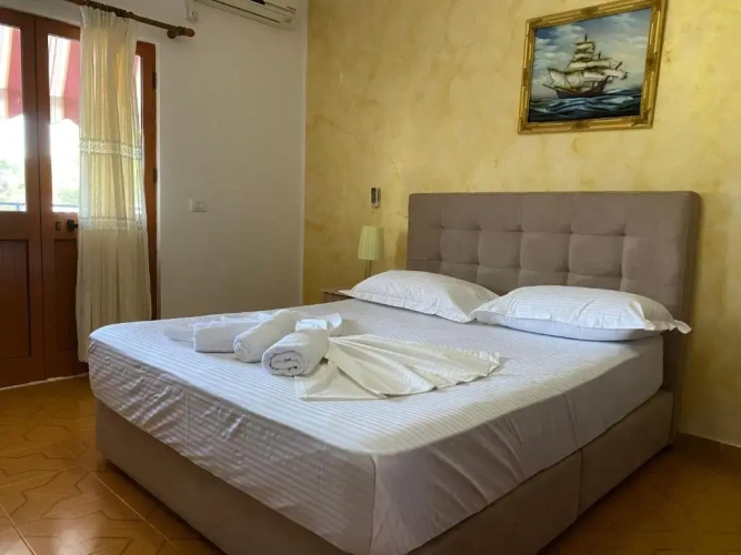 Standard Quadruple room with balcony and with sea view