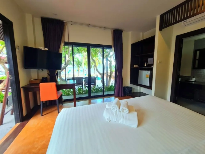 Standard room with balcony and with sea view